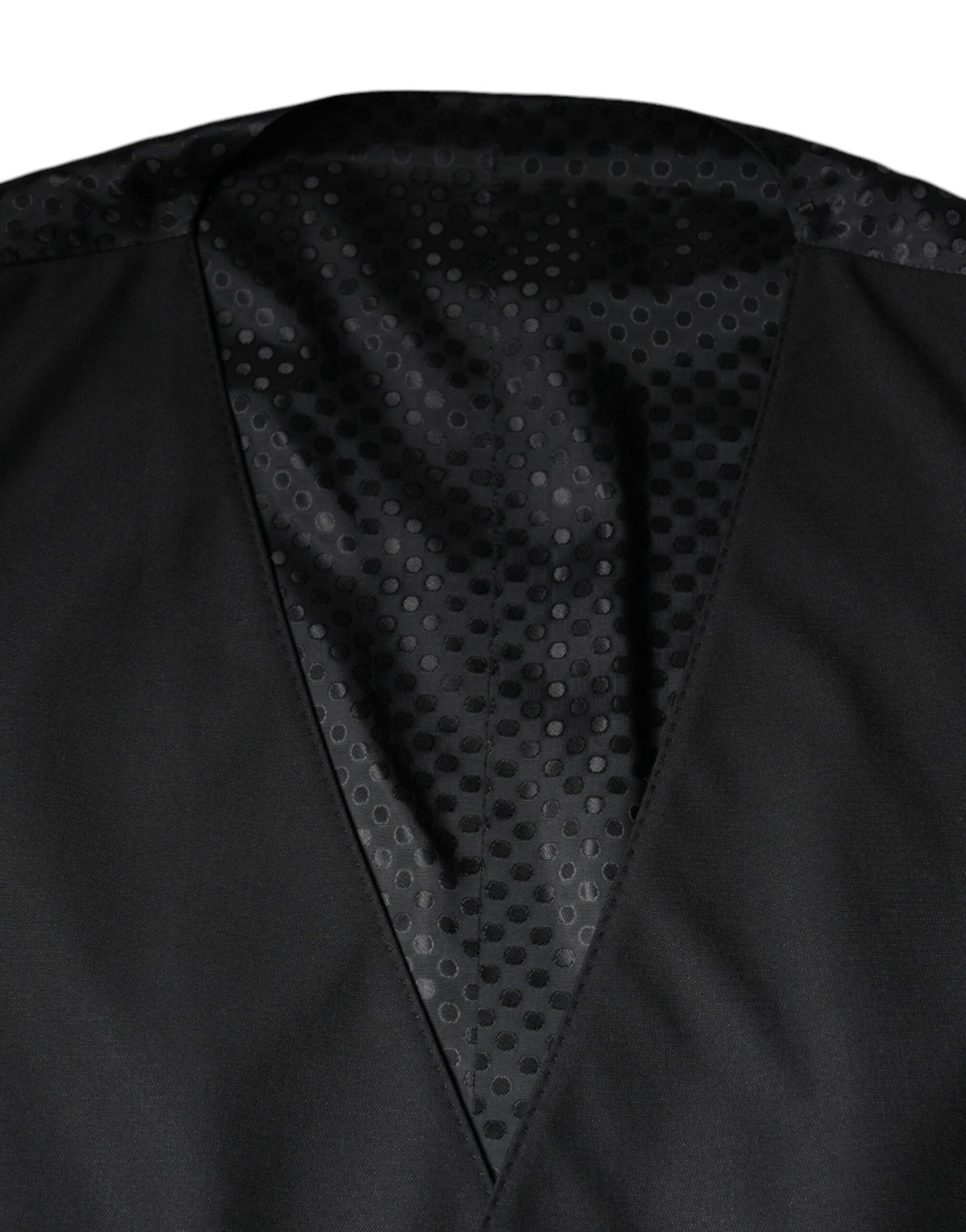 Chaleco formal de lana negro