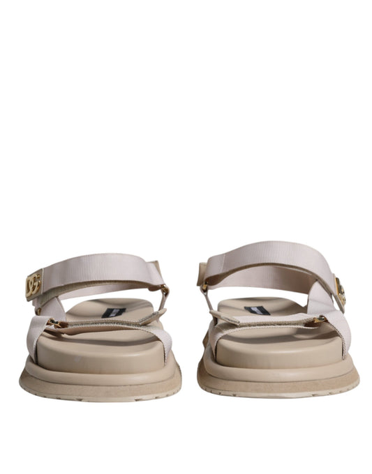 Sandalias de hombre con tiras Devotion de napa beige