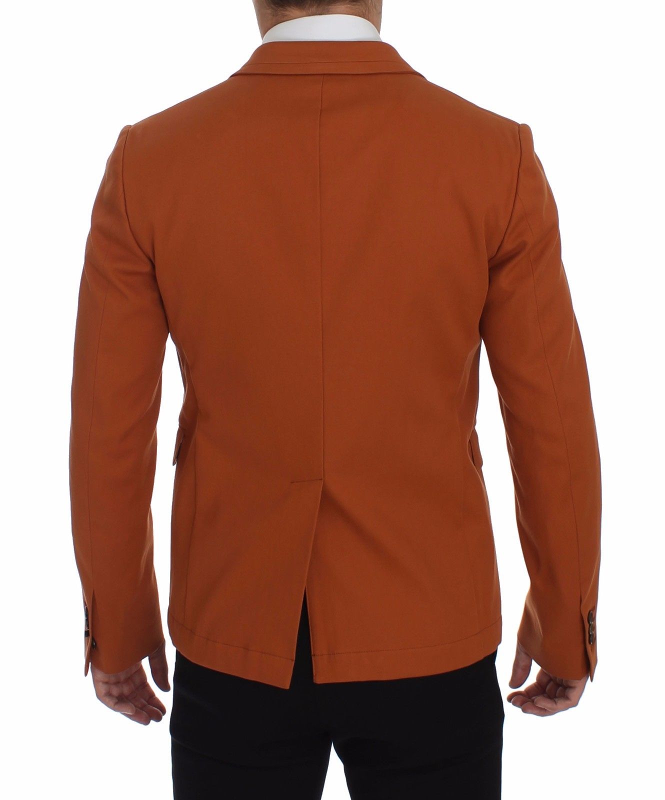 Blazer elástico de algodón naranja
