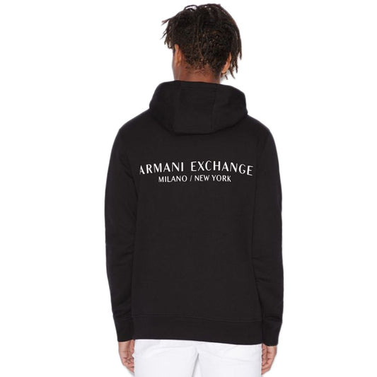 Black Cotton Hoody