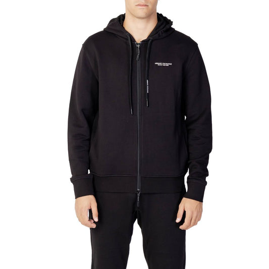 Black Cotton Hoody