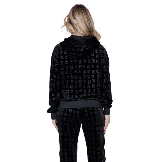 Black Polyester Hoody