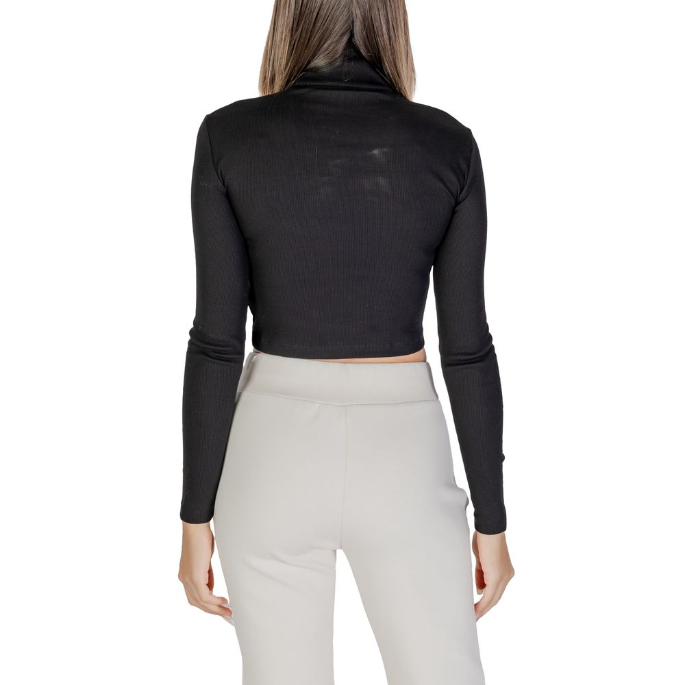 Black Cotton Long Sleeve
