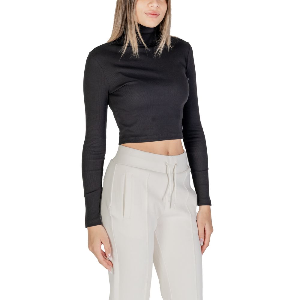 Black Cotton Long Sleeve