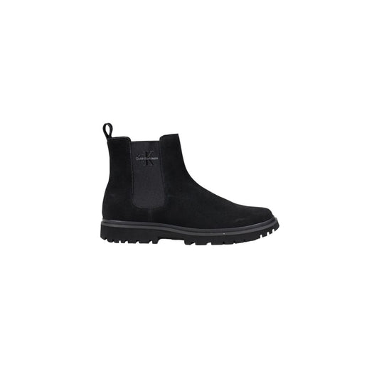 Botte en cuir suédé noir