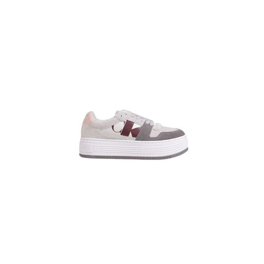 Zapatillas de piel gris