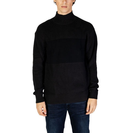 Pull en coton noir