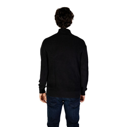 Pull en coton noir