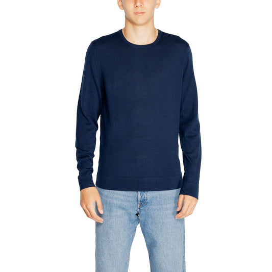 Ropa deportiva de lana reciclada azul