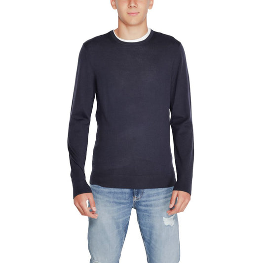 Ropa deportiva de lana reciclada azul