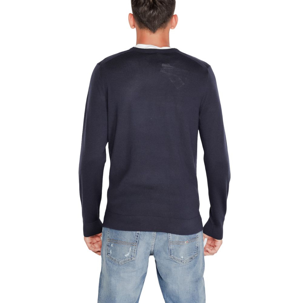 Ropa deportiva de lana reciclada azul