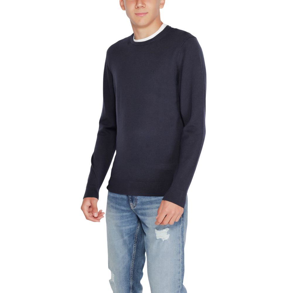 Ropa deportiva de lana reciclada azul