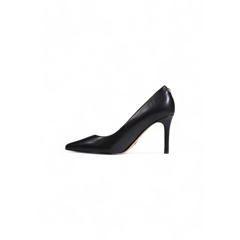 Talons hauts en cuir noir