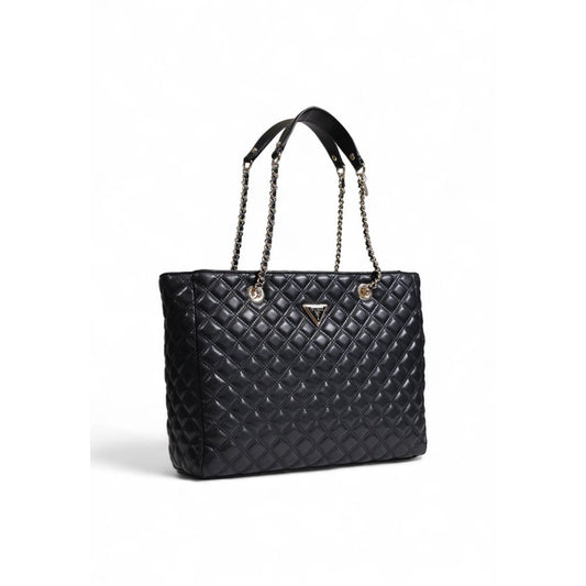 Sac à main en polyéthylène noir