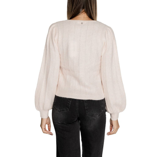 Pull en polyester rose