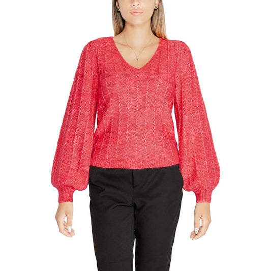 Pull en polyester rose