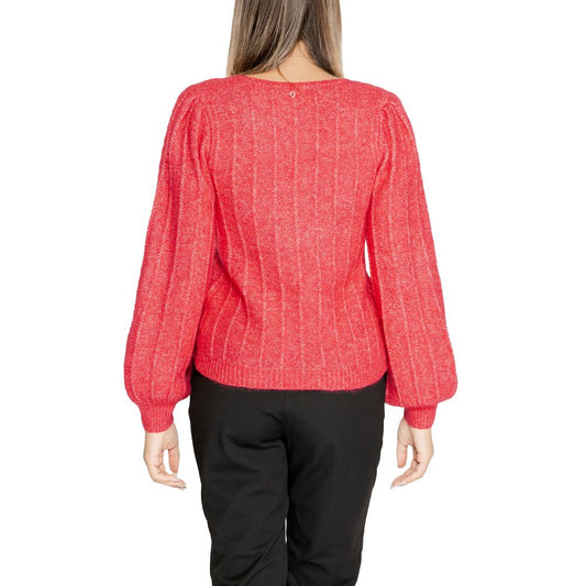 Pull en polyester rose