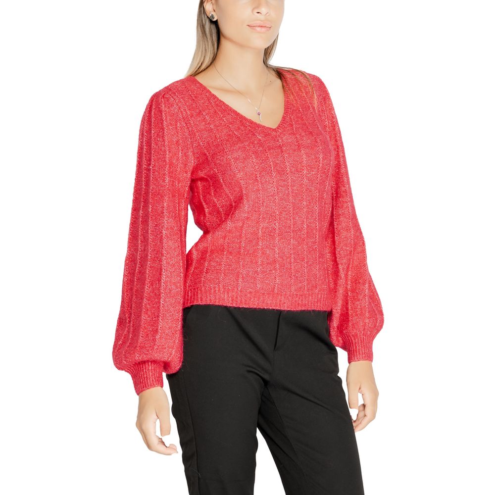 Pull en polyester rose