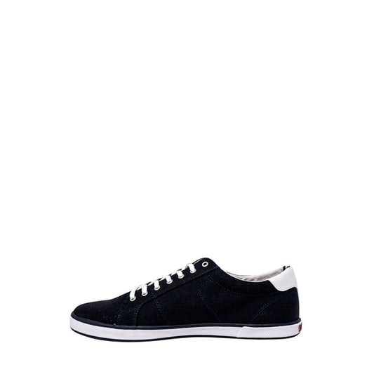 Baskets en coton bleu