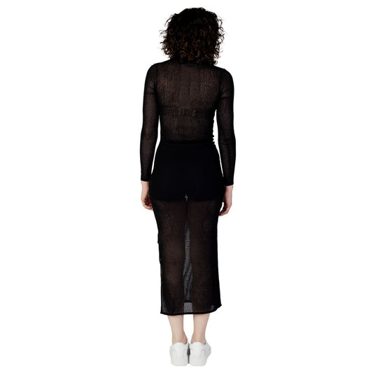 Black Marabou Long