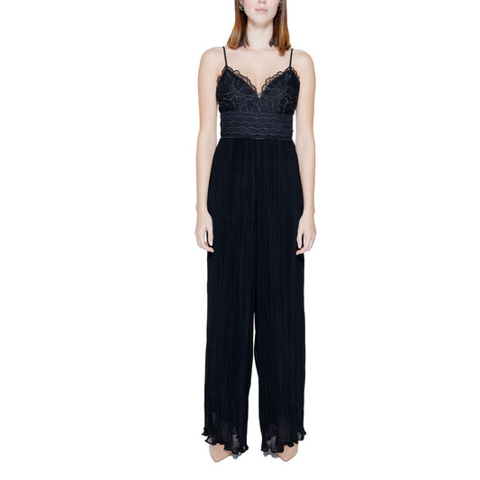 Combinaison en polyester noir
