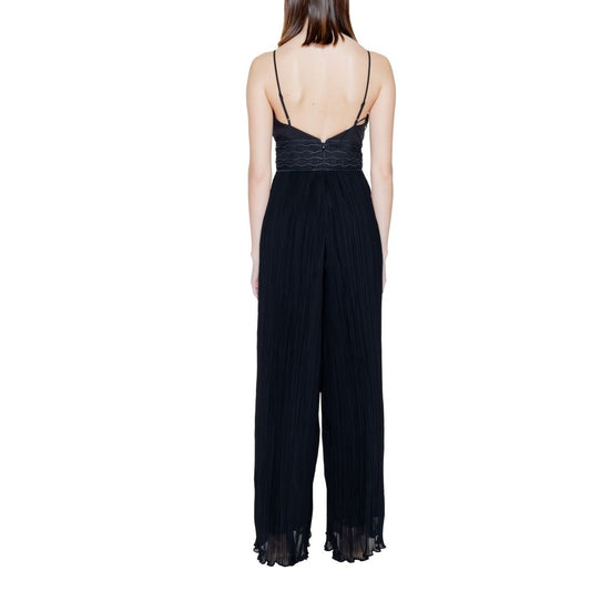 Combinaison en polyester noir