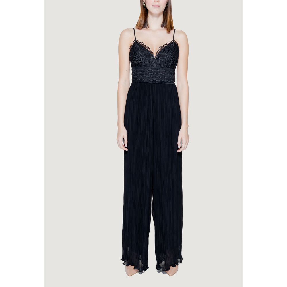 Combinaison en polyester noir