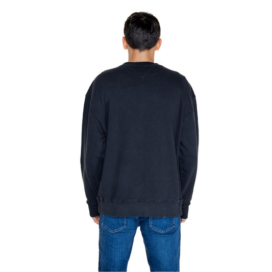 Sweat-shirt en coton noir