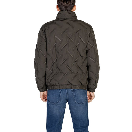 Green Polyester Jackets & Coat
