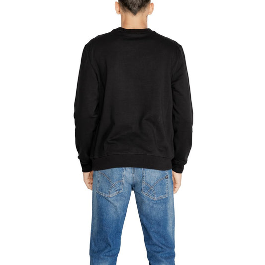 Black Cotton Sweatshirt