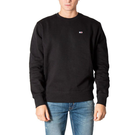 Sweat-shirt en coton noir