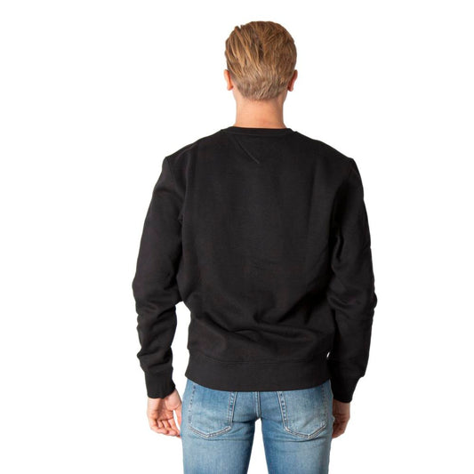 Sweat-shirt en coton noir