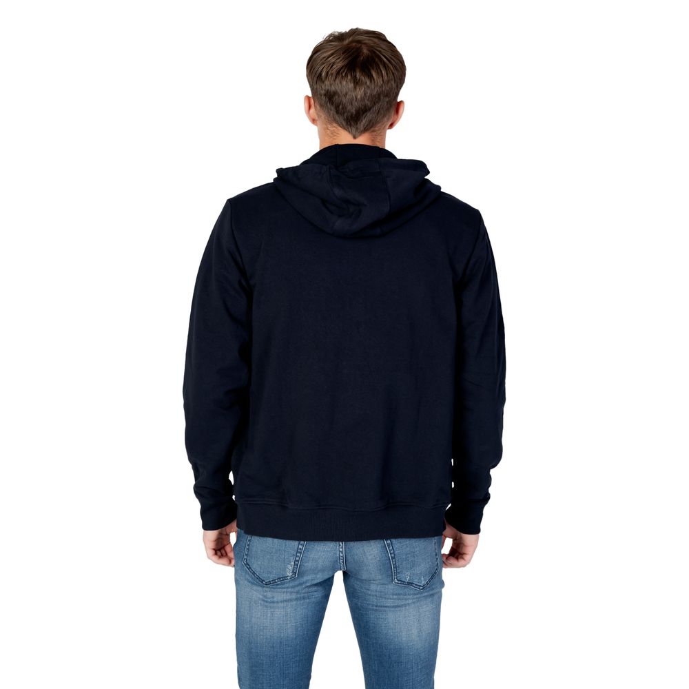Sudadera con capucha de algodón orgánico azul