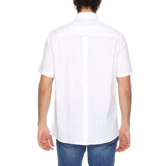 White Linen Shortsleeve
