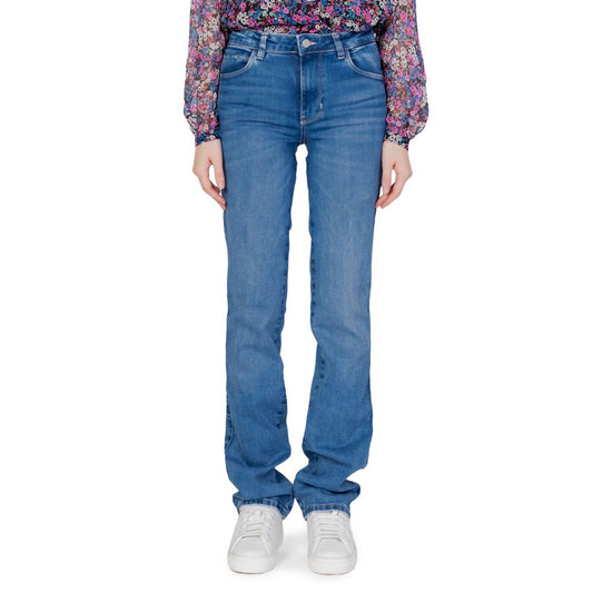 Jean mom bleu clair en coton biologique