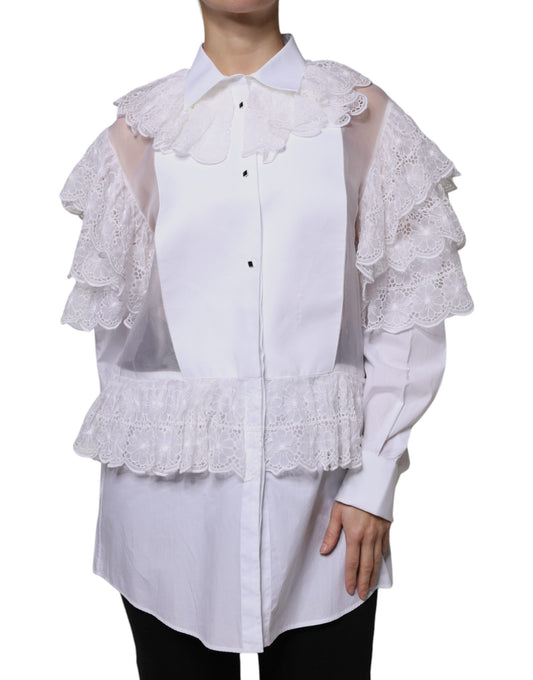 Camisa de popelina de algodón blanca, vestido y blusa