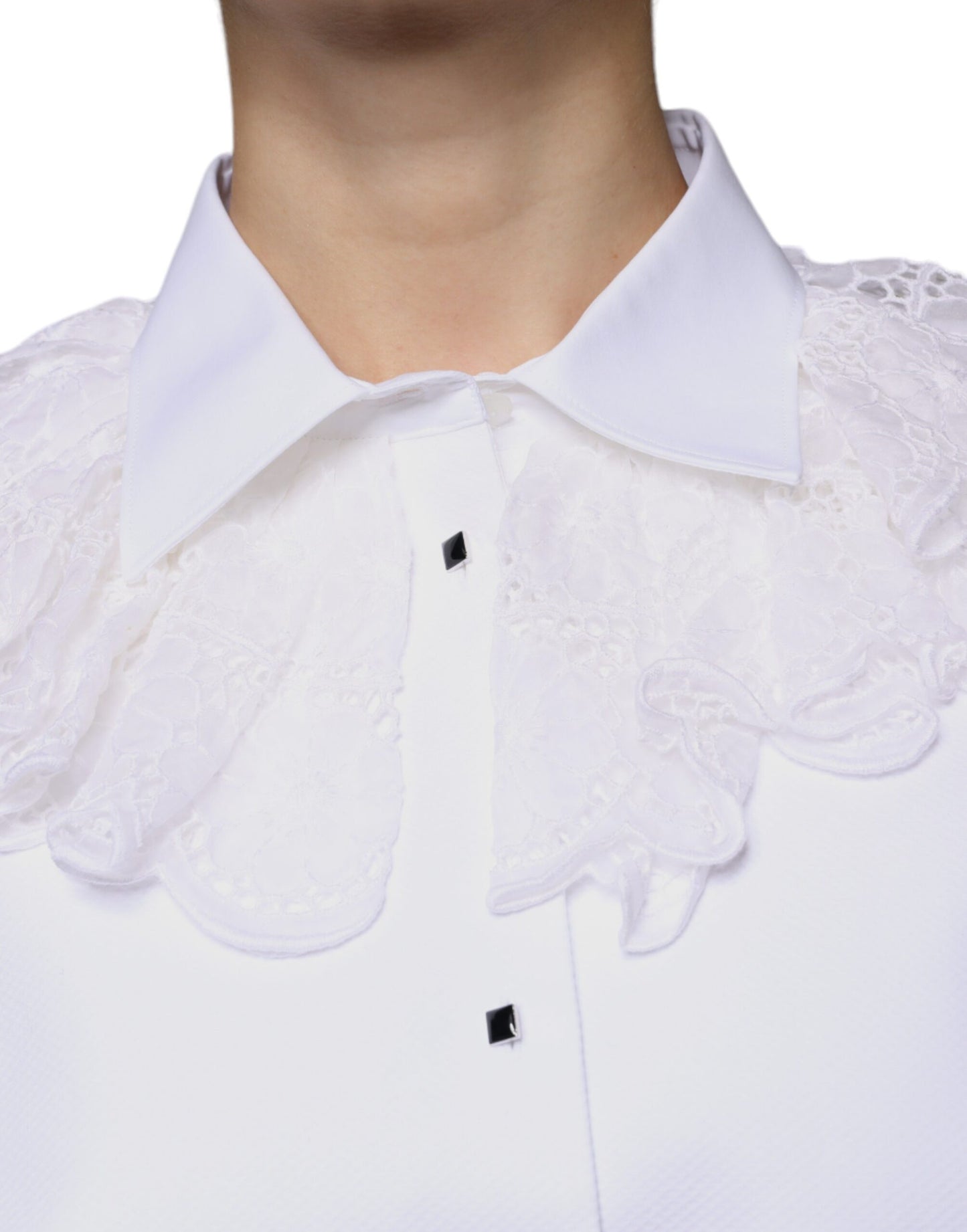 Camisa de popelina de algodón blanca, vestido y blusa
