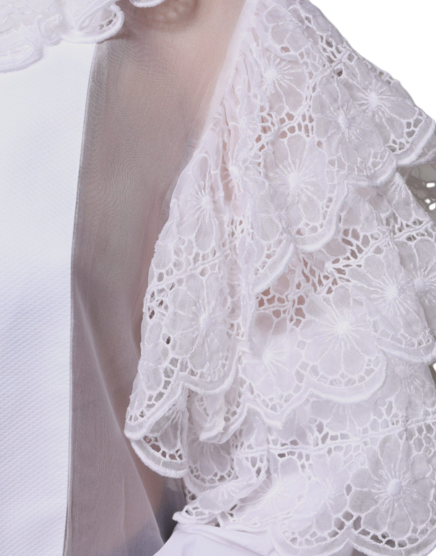 Camisa de popelina de algodón blanca, vestido y blusa