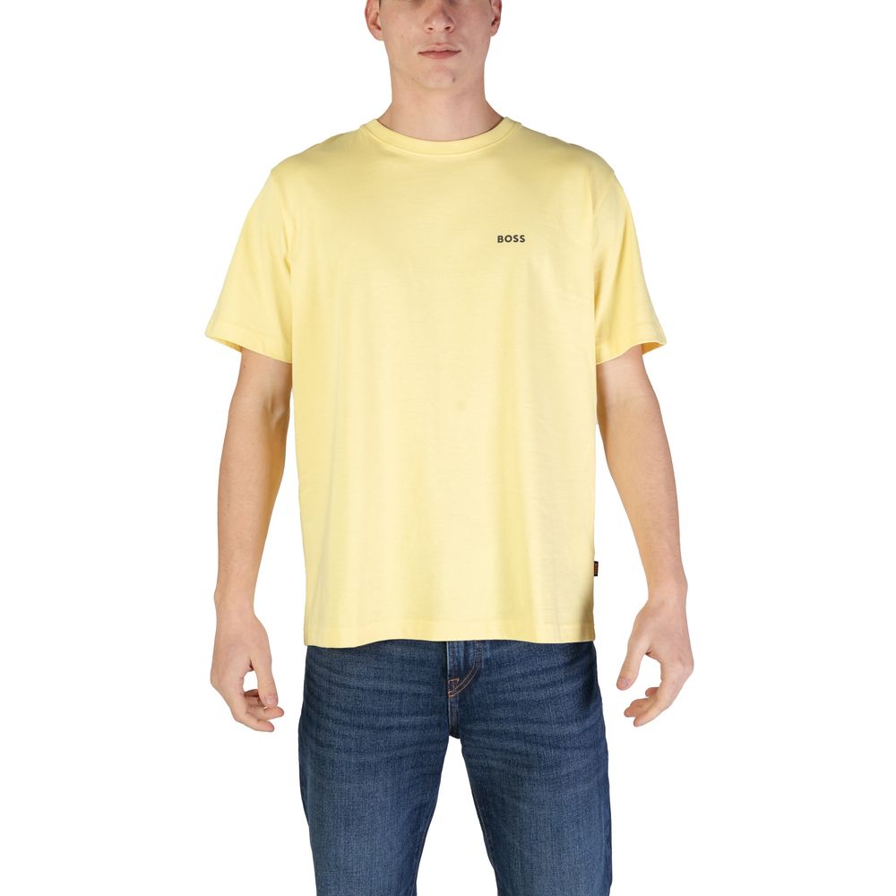 T-shirt en coton jaune