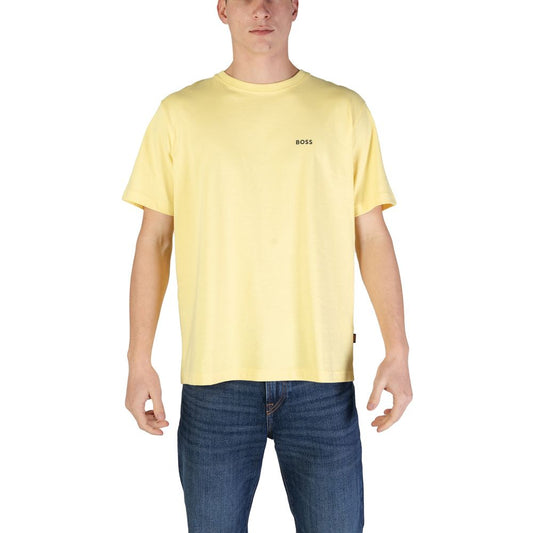 T-shirt en coton jaune