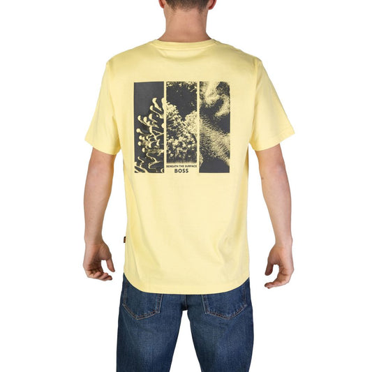 T-shirt en coton jaune