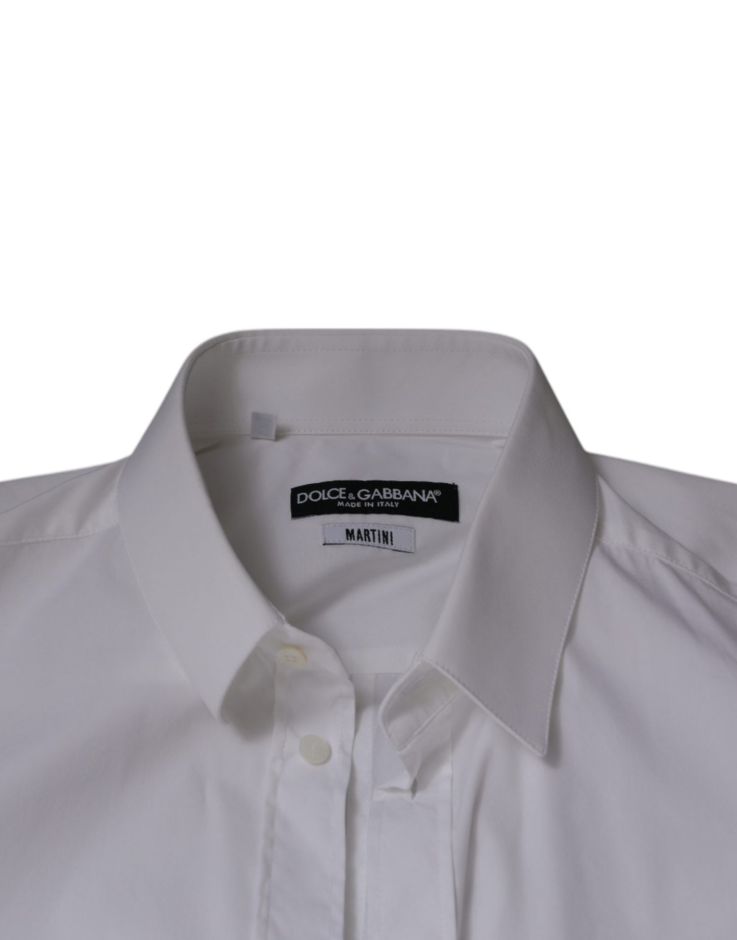 Chemise habillée MARTINI en coton mélangé blanc pour homme