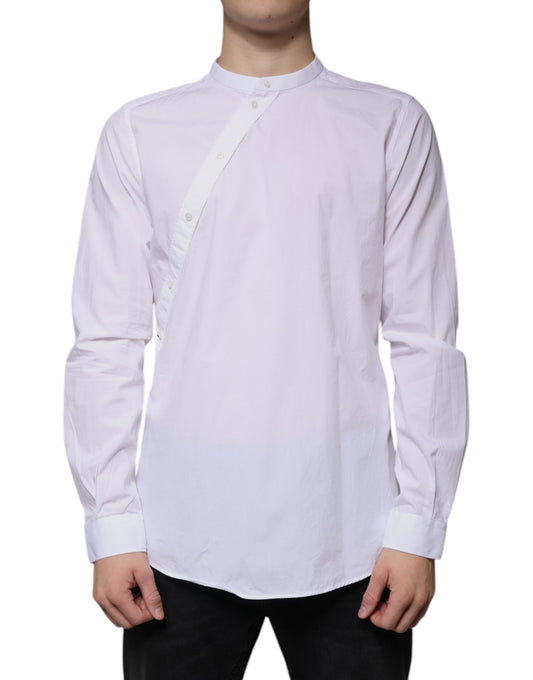 Chemise habillée MARTINI en coton blanc coupe slim