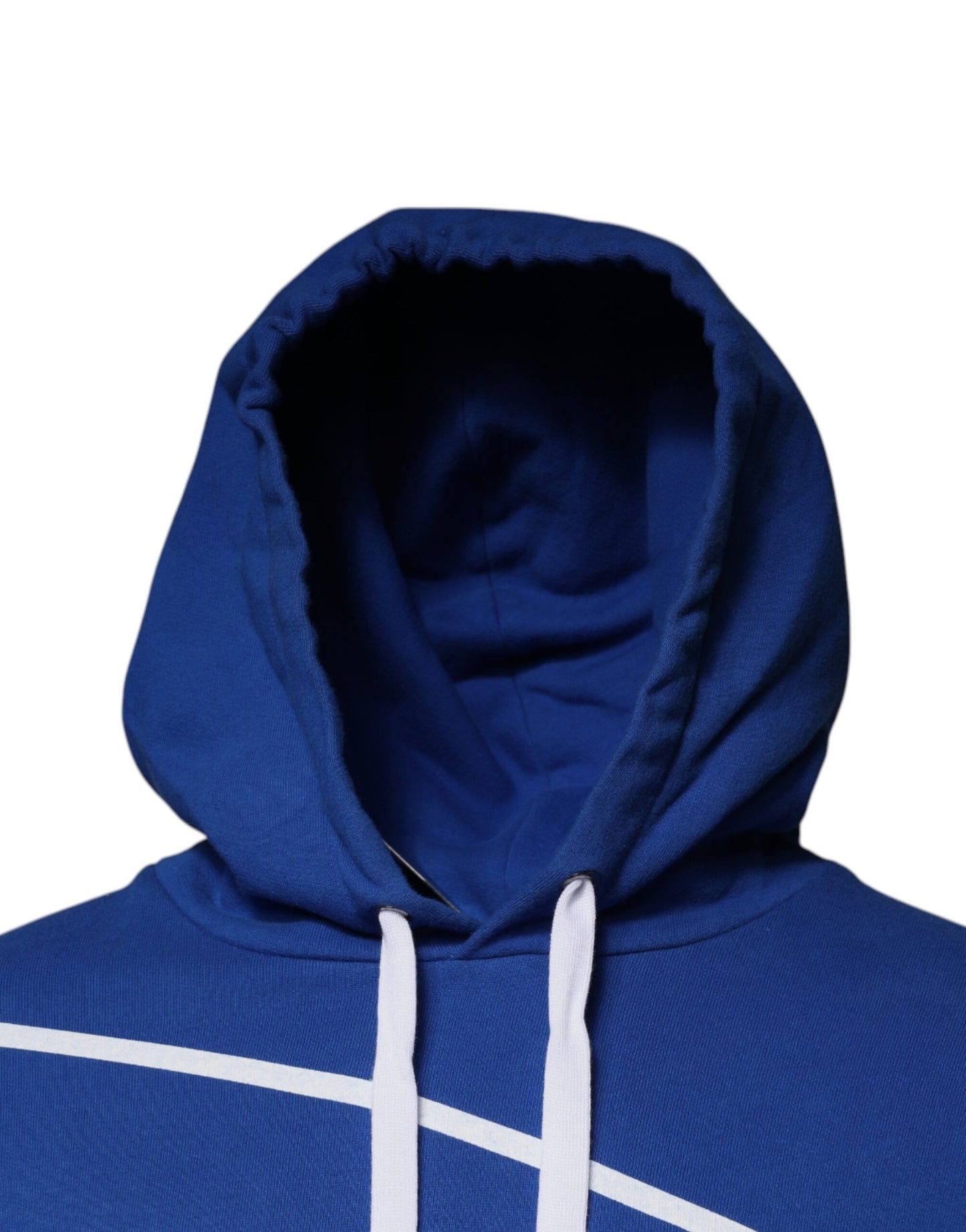 Sudadera con capucha y estampado de logotipo azul