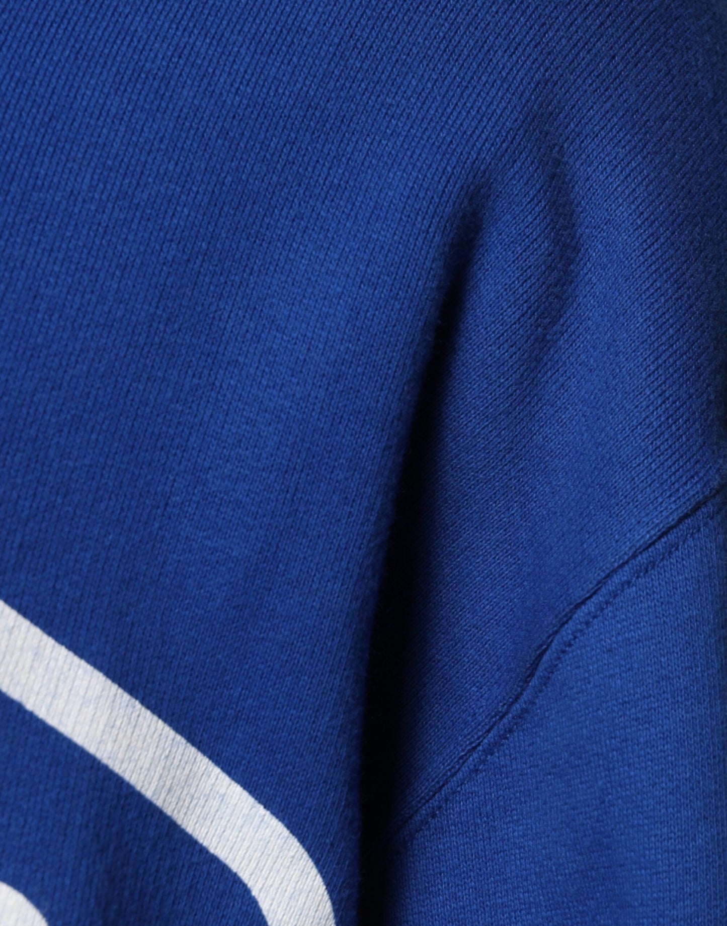 Sudadera con capucha y estampado de logotipo azul