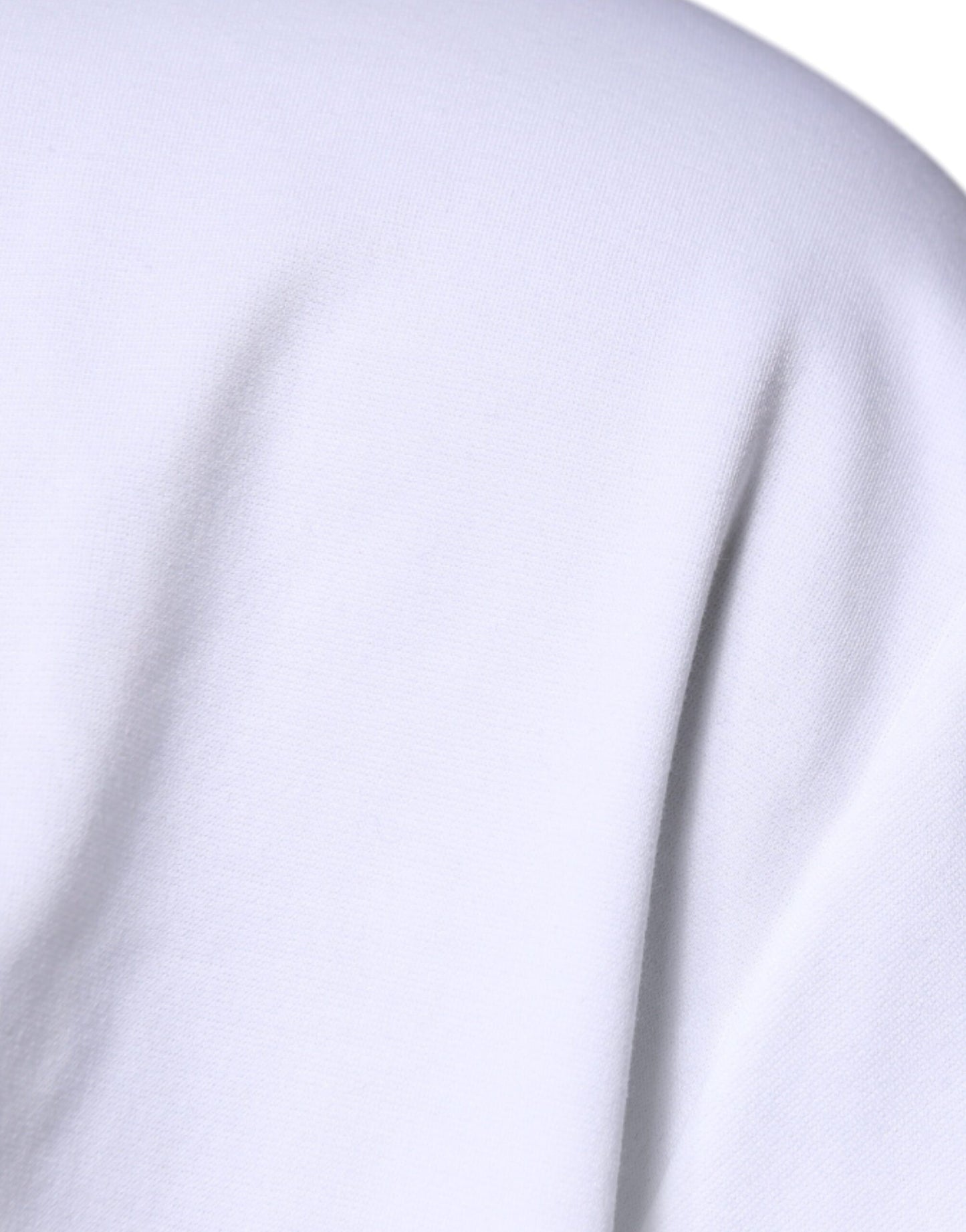 T-shirt ras du cou en coton blanc avec logo DG