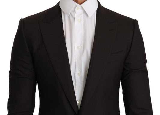 Chaqueta abrigo blazer SICILIA de lana marrón