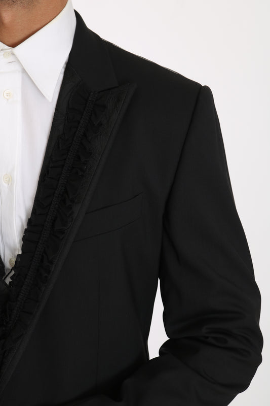 Chaqueta blazer Torrero MARTINI de lana negra