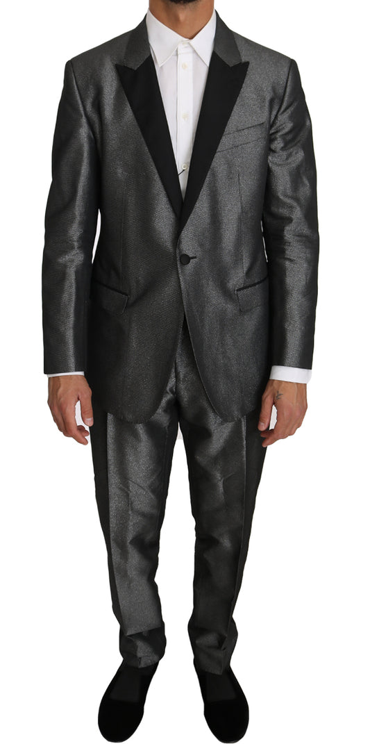 Traje MARTINI de 2 piezas con estampado gris