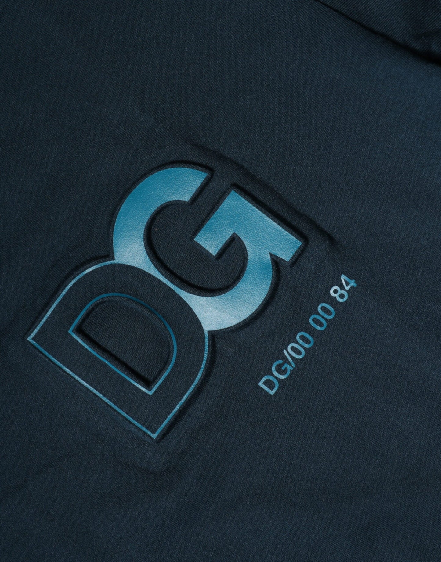T-shirt ras du cou à manches courtes et logo bleu